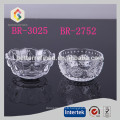 Irregular shaped crystal glass bowl